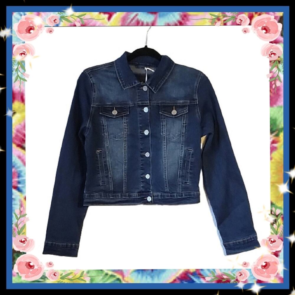 ANGEL WINGS ☆ RHINESTONE ☆ ESCOLOUR DENIM JACKET…